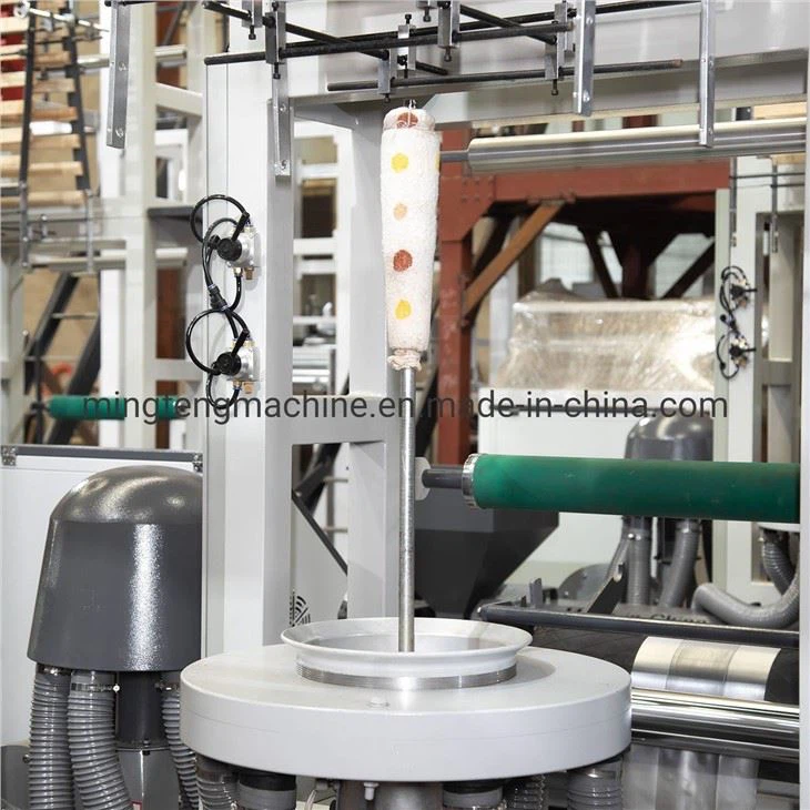 Full Automatic Plastic Blown Film Machine Mini Type 1.45X2.28X3.2Meter